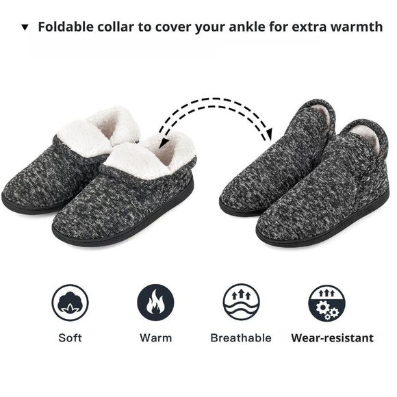 Women Slippers Warm House Shoes Fluffy Fuzzy 5 - Picture 2 of 8